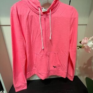 PINK zip up hoodie